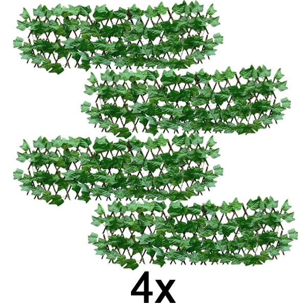 4x Rrethim dekorativ dhe praktik për terracë dhe kopsht | GREENFENCE
