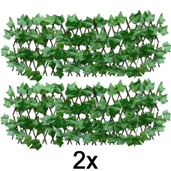 2x Rrethim dekorativ dhe praktik për terracë dhe kopsht | GREENFENCE