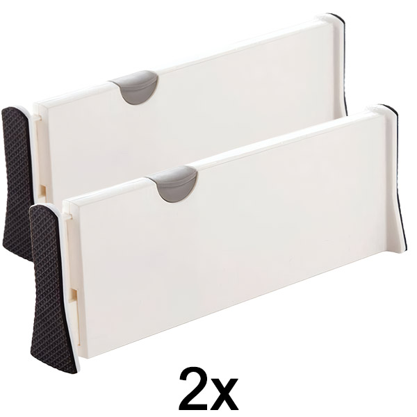 2x Ndarës i rregullueshëm për sirtarë ose raftet | DIVISERINO